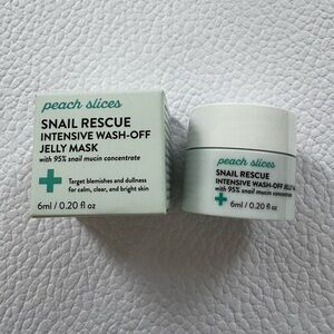 ❗️6/$25❗️Peach Slices Snail Rescue Intensive Wash-Off Jelly Mask